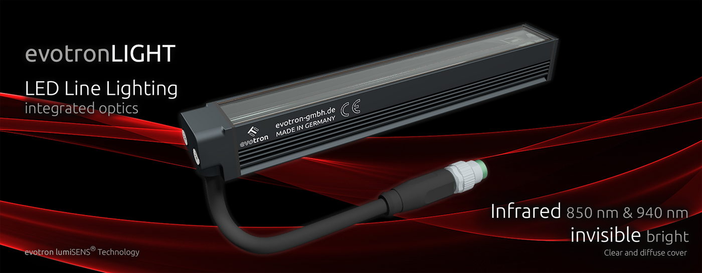 LED Infrarot Linienbeleuchtung / LED-Balkenbeleuchtungen - lumiSENS®Technologie -