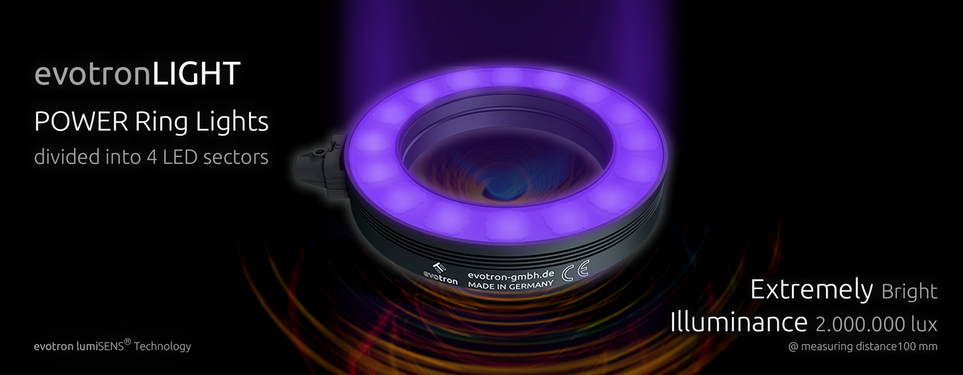 Power LED-Ringlicht - lumiSENS Technologie